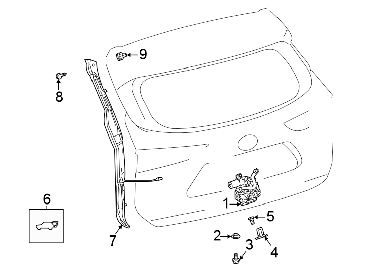 Toyota Sienna Liftgate Object Sensor. Sienna; Left - 8428008020 ...