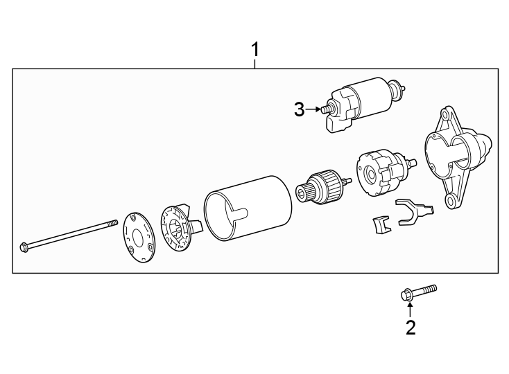 Diagram STARTER. for your 2000 Toyota Avalon   