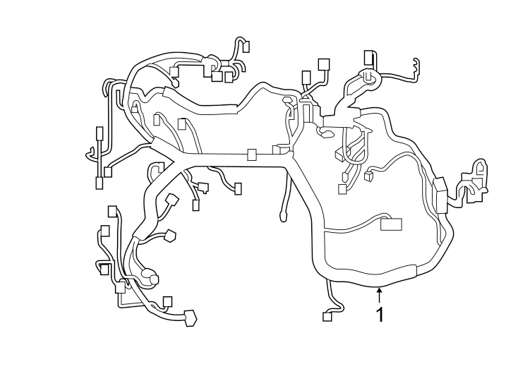 Diagram WIRING HARNESS. for your Toyota Avalon  