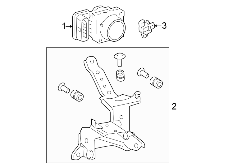 Diagram Abs components. for your 2005 Toyota Tacoma   