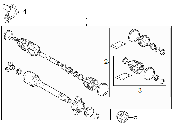 Diagram Front suspension. Drive axles. for your 1992 Toyota Camry   