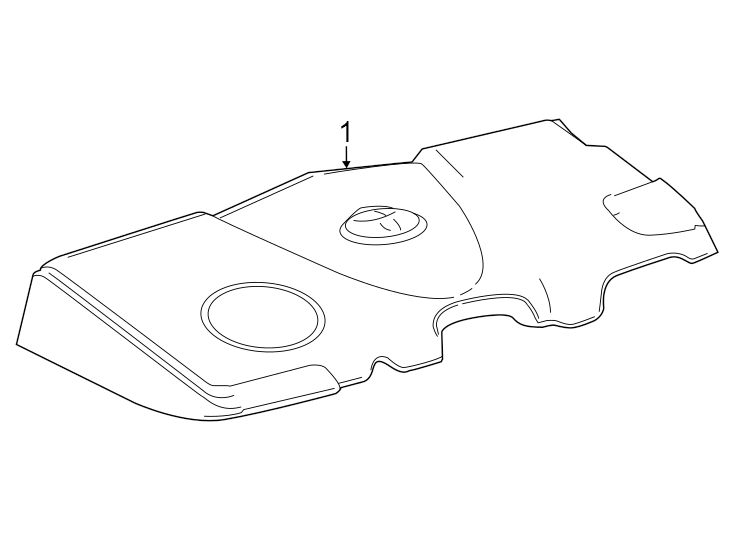 Diagram Engine / transaxle. Engine appearance cover. for your 2008 Toyota RAV4   