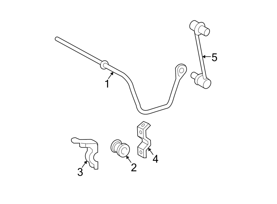 Diagram REAR SUSPENSION. STABILIZER BAR & COMPONENTS. for your 1985 Toyota PickUp   