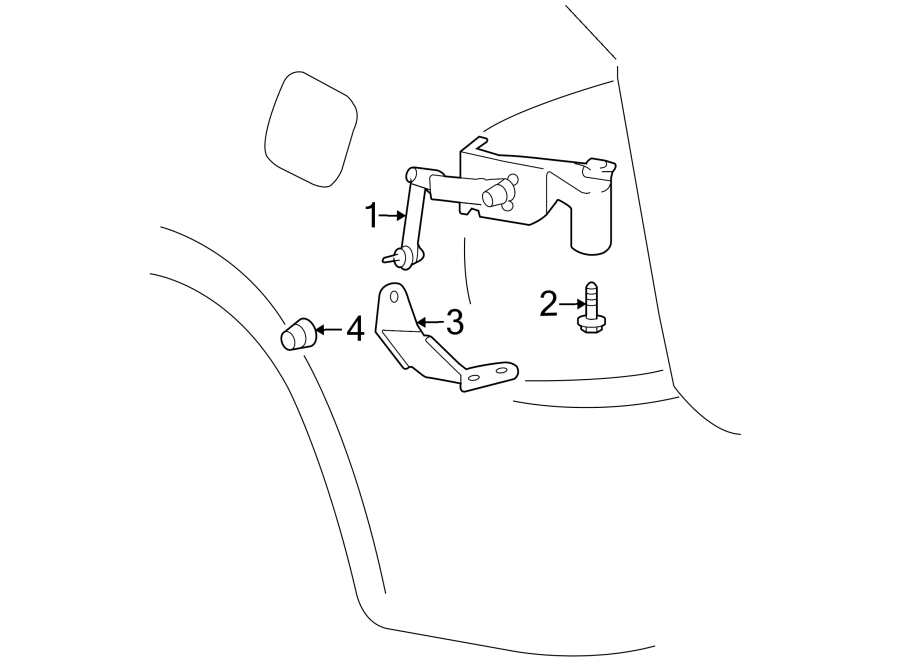 Diagram RIDE CONTROL COMPONENTS. for your Toyota