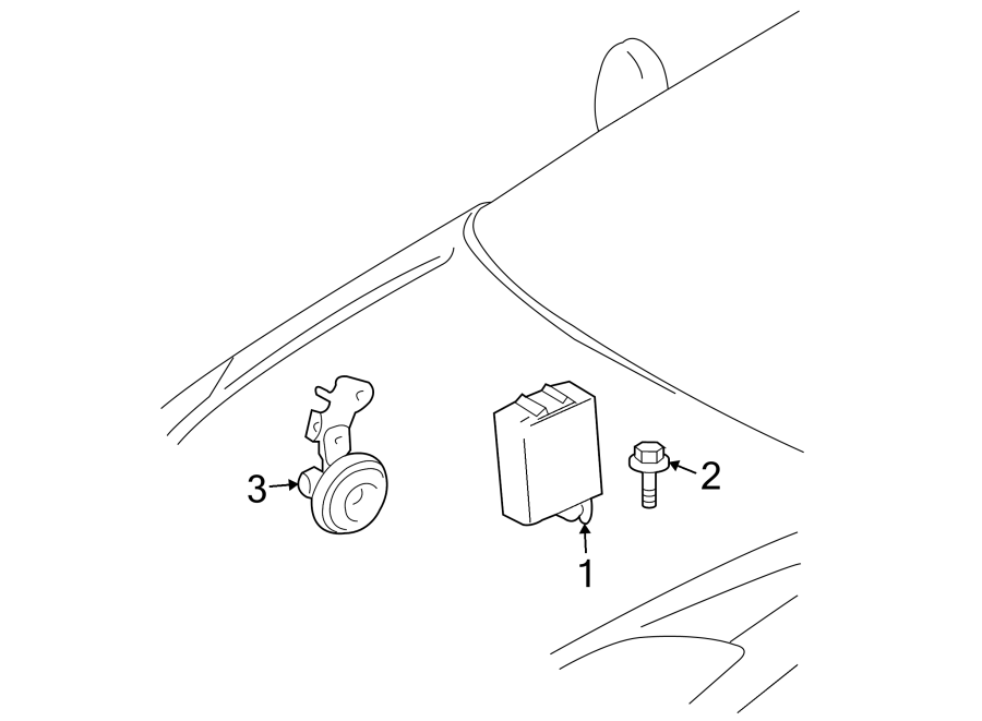 Diagram ALARM SYSTEM. for your 2009 Toyota Prius   