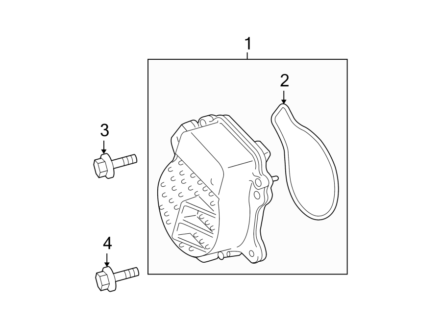 Diagram WATER PUMP. for your 2008 Toyota 4Runner 4.0L V6 A/T 4WD SR5 Sport Utility 