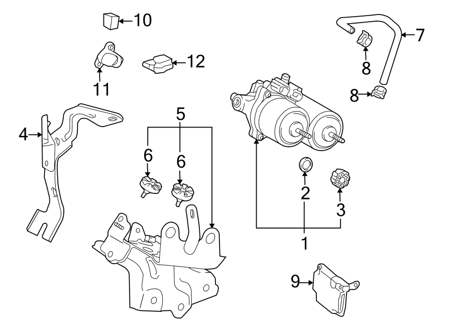 Diagram Abs components. for your 1994 Toyota Corolla   