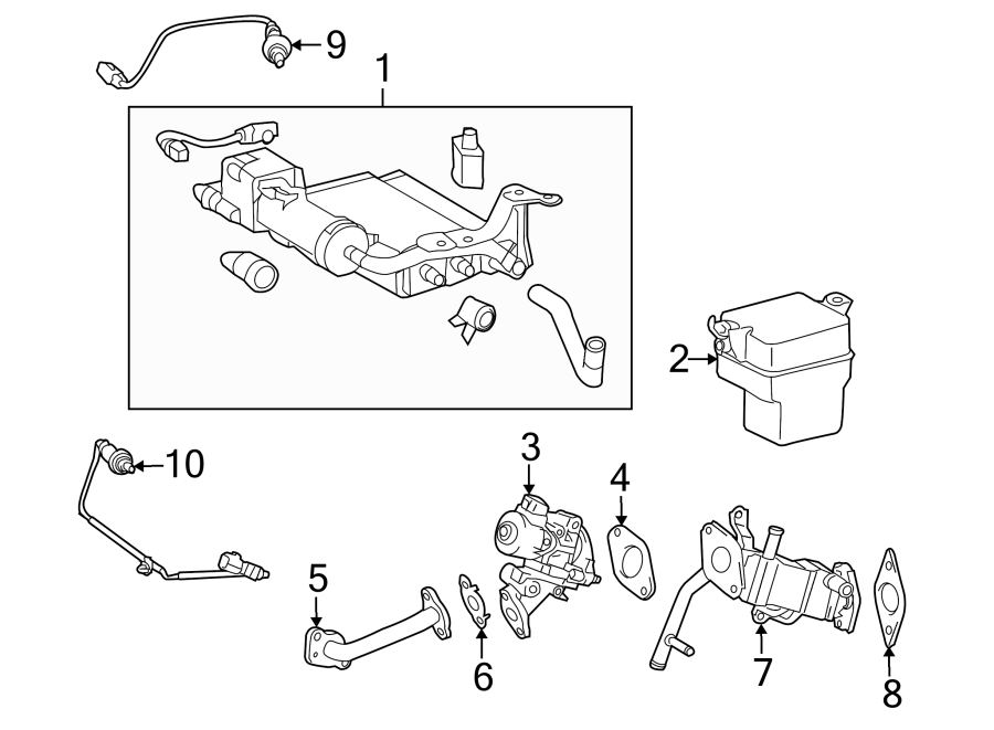 Diagram EMISSION SYSTEM. EMISSION COMPONENTS. for your 1990 Toyota Corolla  DLX All Trac Sedan 