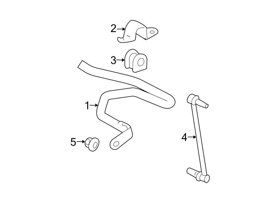 Diagram FRONT SUSPENSION. STABILIZER BAR & COMPONENTS. for your 2010 Toyota Corolla  XLE Sedan 