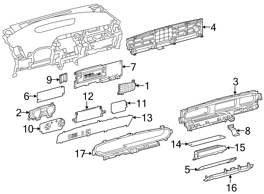 Diagram INSTRUMENT PANEL. CLUSTER PANEL. for your 1998 Toyota Camry 2.2L A/T XLE SEDAN 