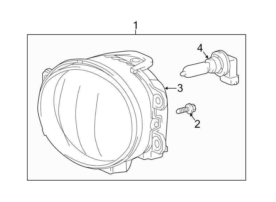 Diagram FRONT LAMPS. FOG LAMPS. for your 2022 Toyota Corolla Cross   