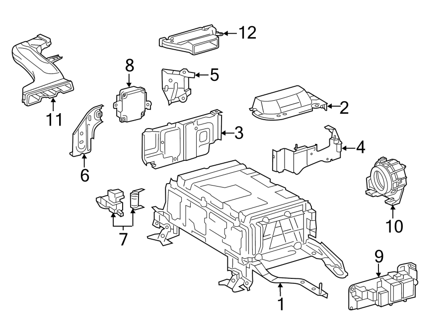 Diagram High voltage. for your 2007 Toyota Matrix   