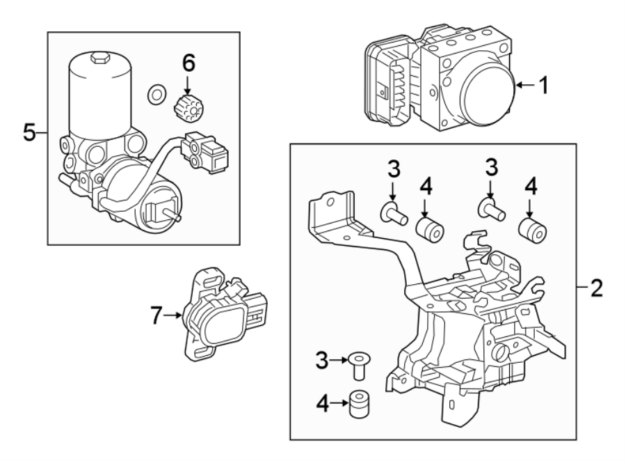 Diagram Electrical. Abs components. for your 2009 Toyota Tacoma   