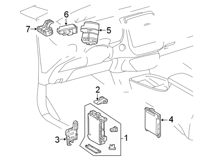 Diagram FUSE & RELAY. for your 2020 Toyota Camry   