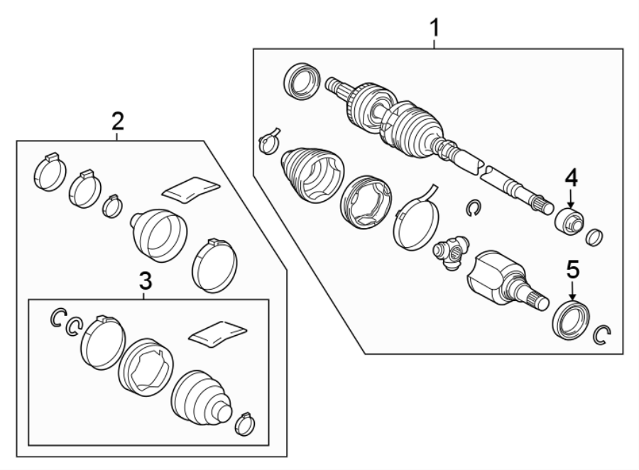 Diagram FRONT SUSPENSION. DRIVE AXLES. for your 2016 Toyota Corolla   