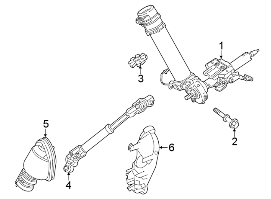 Diagram STEERING COLUMN ASSEMBLY. for your 1998 Toyota 4Runner   