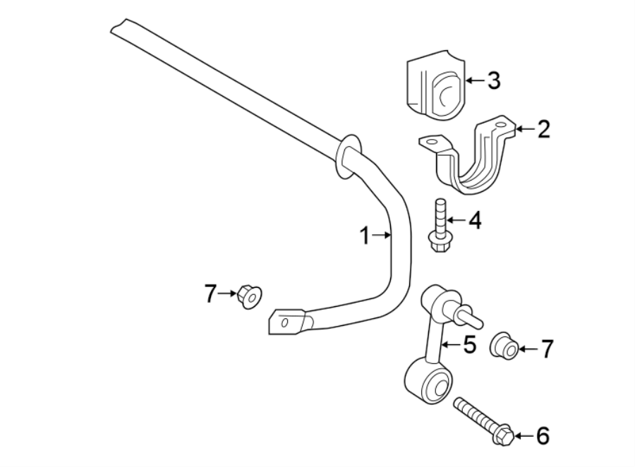 Diagram REAR SUSPENSION. STABILIZER BAR & COMPONENTS. for your Toyota Camry  