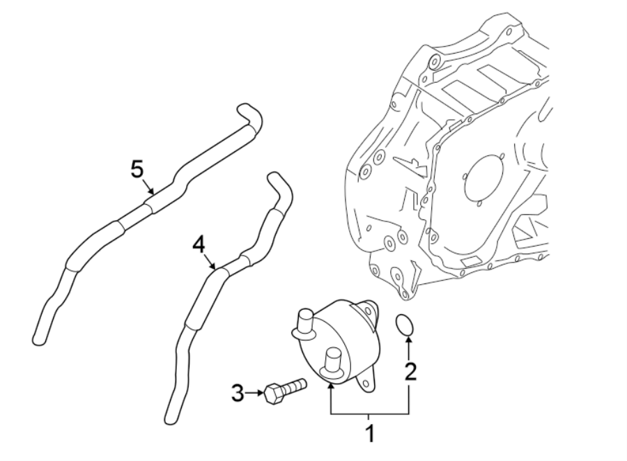 Diagram TRANS OIL COOLER. for your 2015 Toyota Tundra  Platinum Crew Cab Pickup Fleetside 