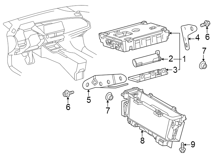 Diagram Communication system components. for your 2003 Toyota Tacoma 2.7L A/T 4WD Base Standard Cab Pickup Stepside 