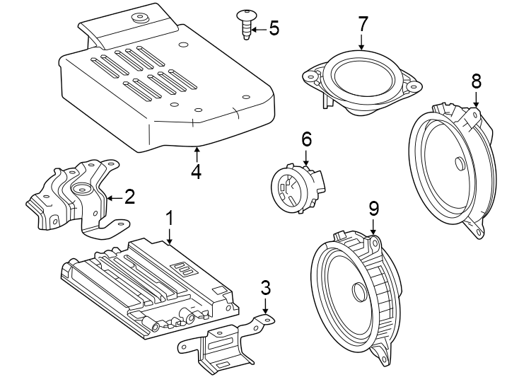 Diagram Instrument panel. Sound system. for your 2012 Toyota Camry   