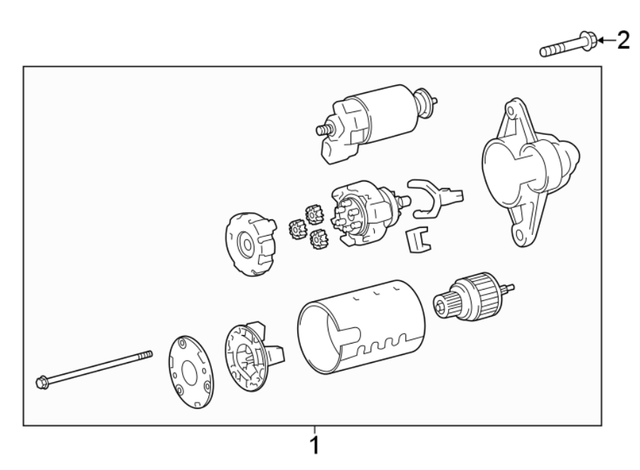 Diagram STARTER. for your 2019 Toyota Camry   