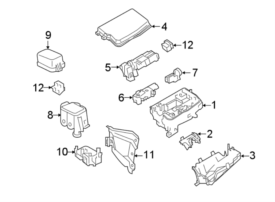 Diagram FUSE & RELAY. for your 2021 Toyota Tundra   