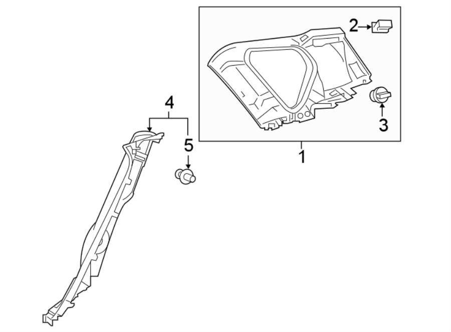 Diagram QUARTER PANEL. INTERIOR TRIM. for your 2017 Toyota Tundra   