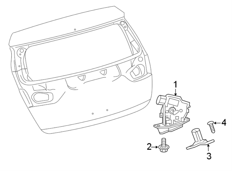 Diagram LIFT GATE. LOCK & HARDWARE. for your Toyota Avalon  