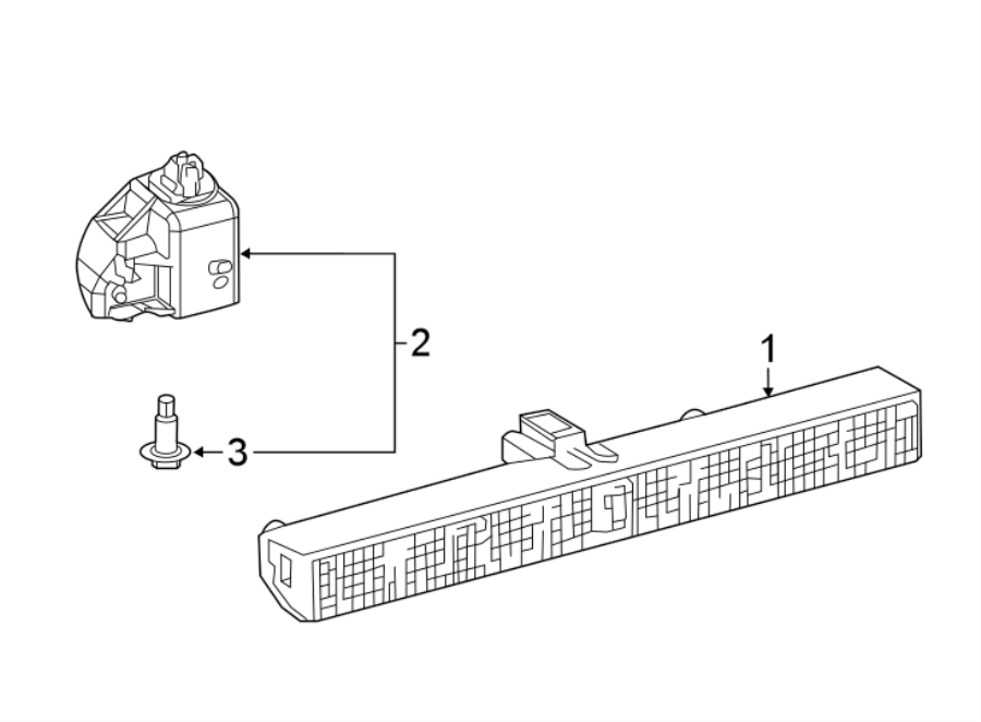 Diagram REAR LAMPS. HIGH MOUNTED STOP LAMP. for your 2005 Toyota Corolla   