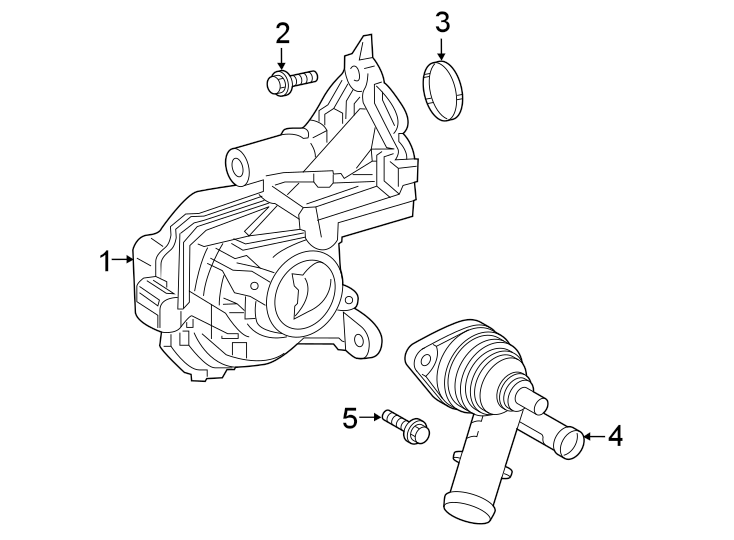 Diagram WATER PUMP. for your 2012 Toyota Tacoma  Base Standard Cab Pickup Fleetside 