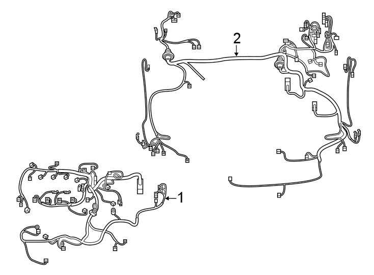 Diagram WIRING HARNESS. for your Toyota
