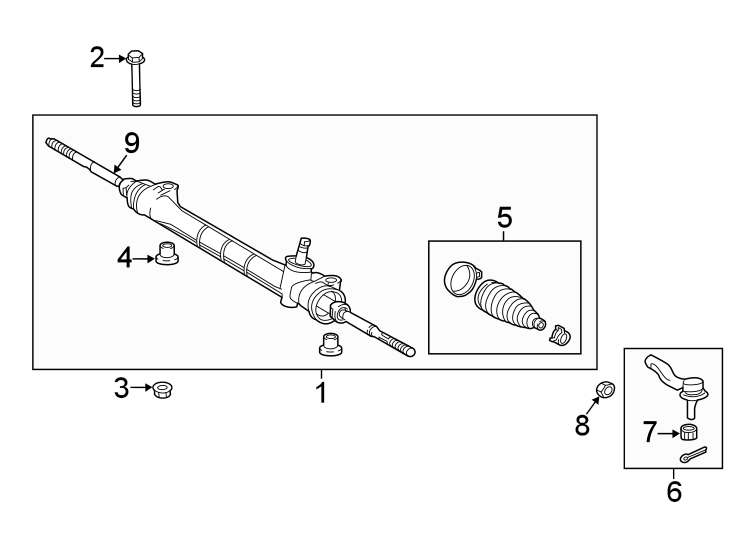 Diagram STEERING GEAR & LINKAGE. for your 2007 Toyota Tundra   