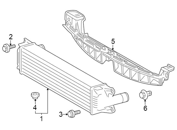 Diagram Intercooler. for your 2016 Toyota Camry  Hybrid LE Sedan 