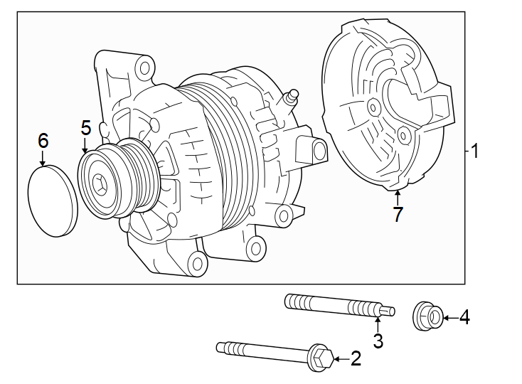 Diagram Alternator. for your 2012 Toyota Camry  XLE SEDAN 