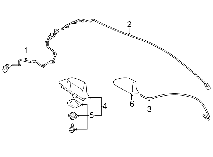 Diagram Antenna. for your 2008 Toyota Camry  Hybrid Sedan 