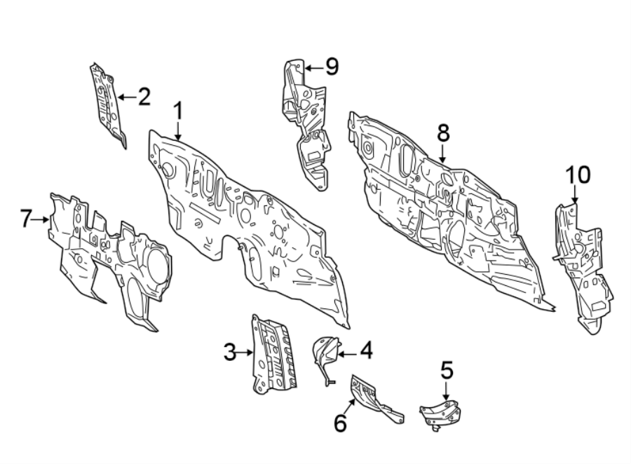 Diagram COWL. for your Toyota C-HR  