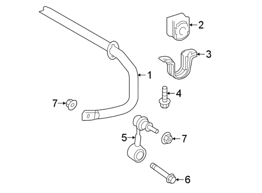 Diagram REAR SUSPENSION. STABILIZER BAR & COMPONENTS. for your 2009 Toyota Tundra   