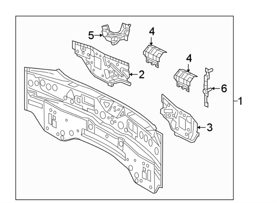 Diagram REAR BODY & FLOOR. for your Toyota Prius Prime  