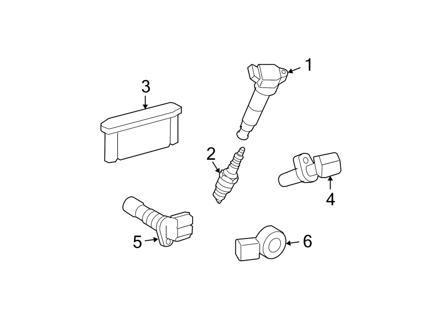 Full size assembly image of IGNITION SYSTEM. (1/1)