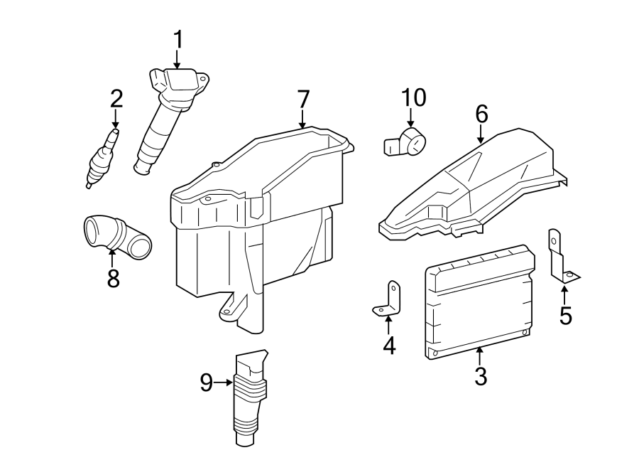 Full size assembly image of IGNITION SYSTEM. (1/1)