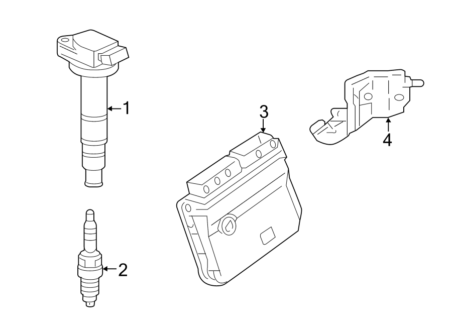 Full size assembly image of IGNITION SYSTEM. (1/1)