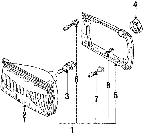 4FRONT LAMPS. HEADLAMP COMPONENTS.https://images.simplepart.com/images/parts/motor/fullsize/9209050.png