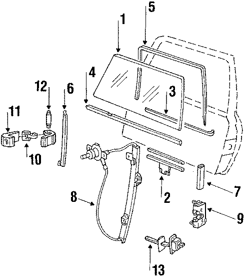 2FRONT DOOR. GLASS & HARDWARE.https://images.simplepart.com/images/parts/motor/fullsize/9209200.png