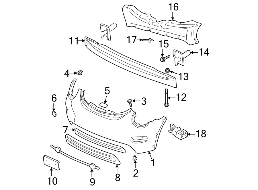 17Front bumper & grille. Bumper & components.https://images.simplepart.com/images/parts/motor/fullsize/9210005.png