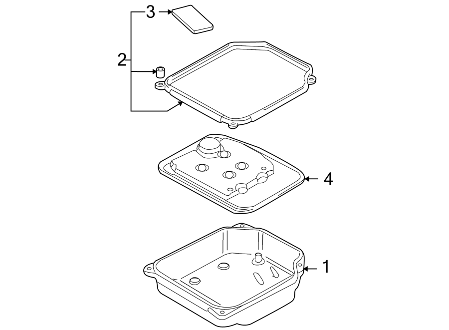 Full size assembly image of ENGINE / TRANSAXLE. TRANSAXLE PARTS. (1/1)