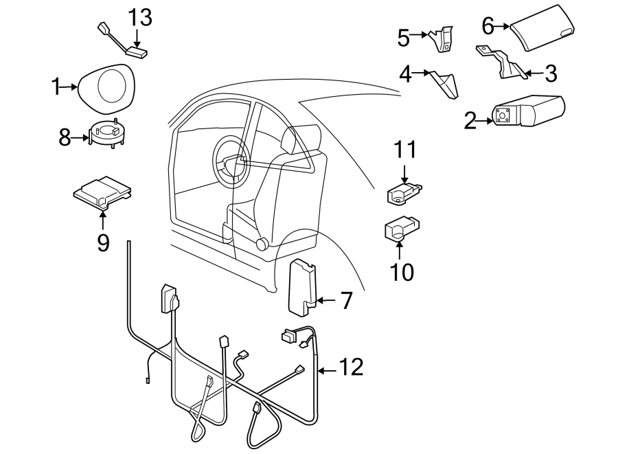 10RESTRAINT SYSTEMS. AIR BAG COMPONENTS.https://images.simplepart.com/images/parts/motor/fullsize/9210335.png