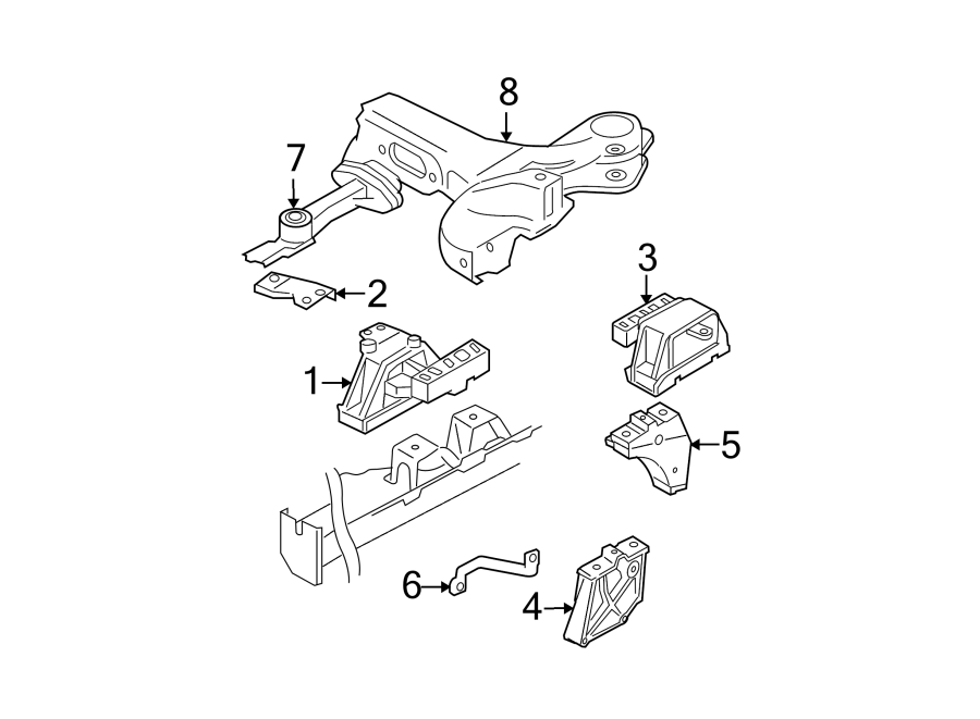 6Engine / transaxle. Engine & TRANS mounting.https://images.simplepart.com/images/parts/motor/fullsize/9210700.png