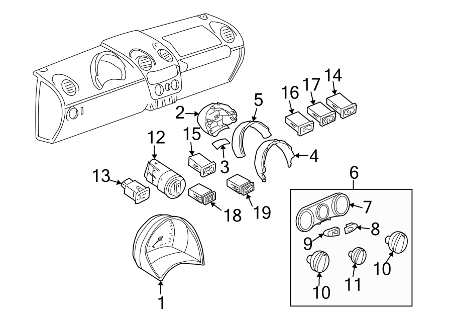 19INSTRUMENT PANEL. CLUSTER & SWITCHES.https://images.simplepart.com/images/parts/motor/fullsize/9211305.png