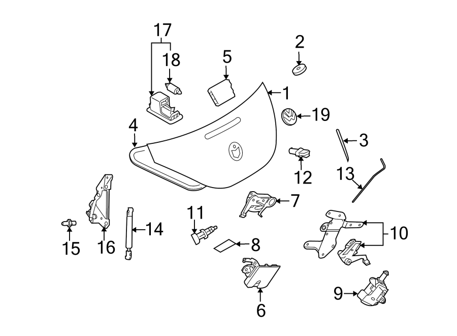 16TRUNK LID. EXTERIOR TRIM. LID & COMPONENTS.https://images.simplepart.com/images/parts/motor/fullsize/9211470.png