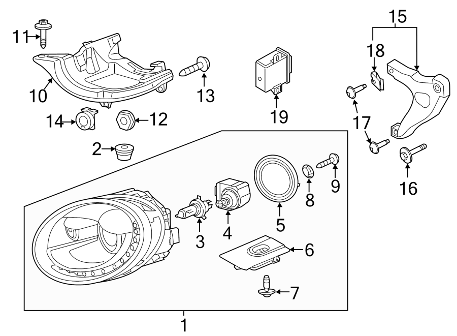 12FRONT LAMPS. HEADLAMP COMPONENTS.https://images.simplepart.com/images/parts/motor/fullsize/9212020.png